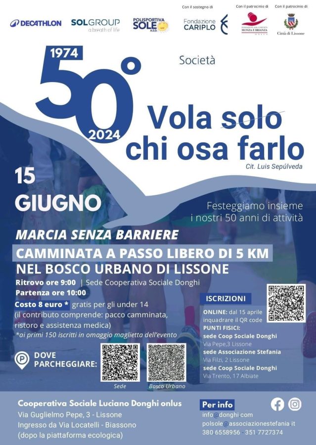 Volantino marcia senza barriere